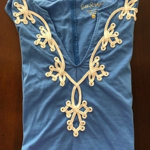 Lilly Pulitzer xxs blue cotton dress
